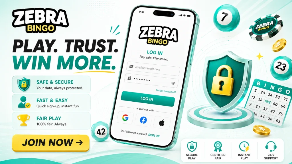 zebra bingo log-in