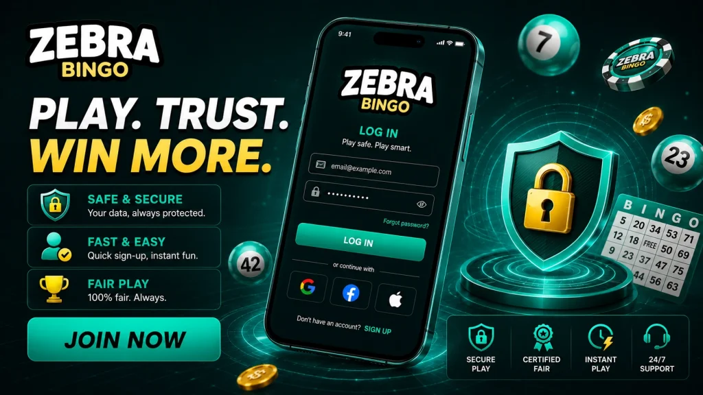 zebra bingo login